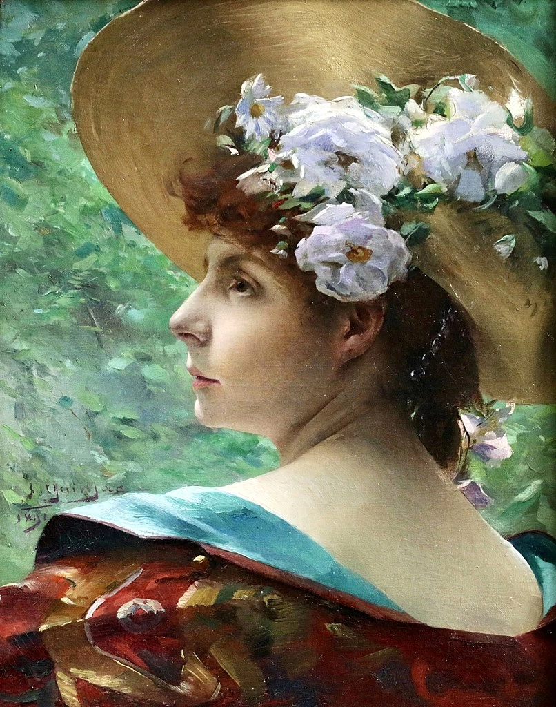 François Paul Auguste Quinsac - Cappello primaverile (1891)